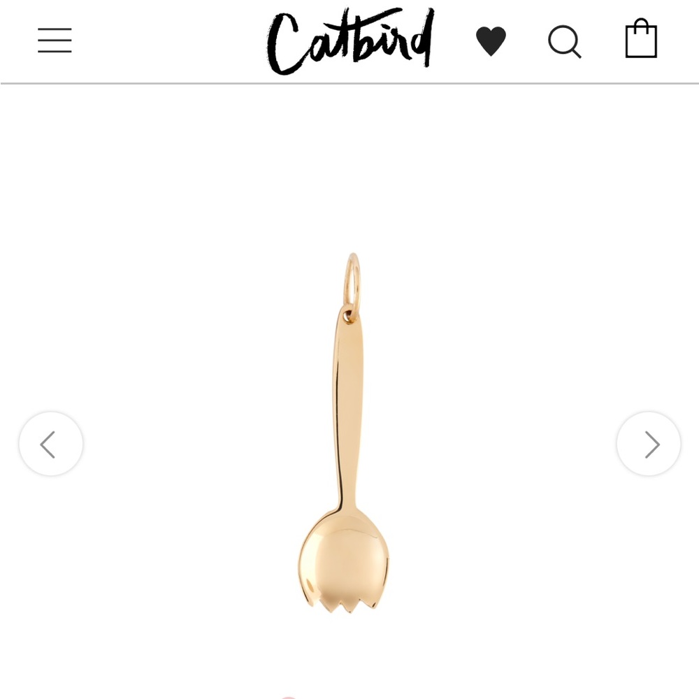 Catbird spork charm
